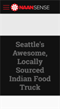 Mobile Screenshot of naansensefoodtruck.com